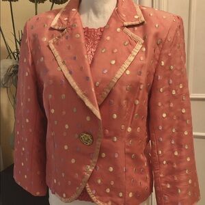 Elegant and Chic Silk Pastel Blazer